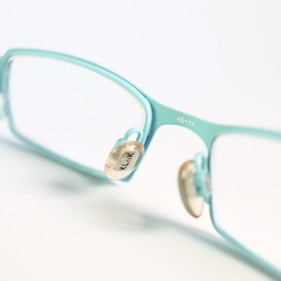 Kliik denmark K-420 247 45-17 135 teal blue eyeglasses small frame N6 - Picture 6 of 12